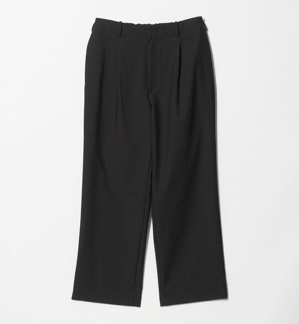 BEAUTY&YOUTH UNITED ARROWS「ダブルクロス 1プリーツ イージーパンツ No.7 タテヨコストレッチ」|チノ|
