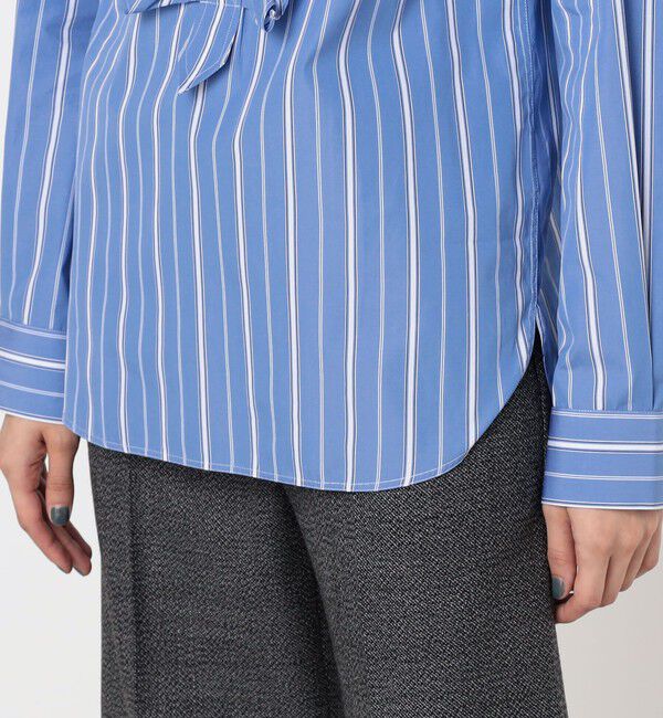 TOMORROWLAND GOODS「sebline RUFFLE POLO SHIRT」|シャツ・ブラウス|