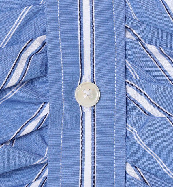 TOMORROWLAND GOODS「sebline RUFFLE POLO SHIRT」|シャツ・ブラウス|