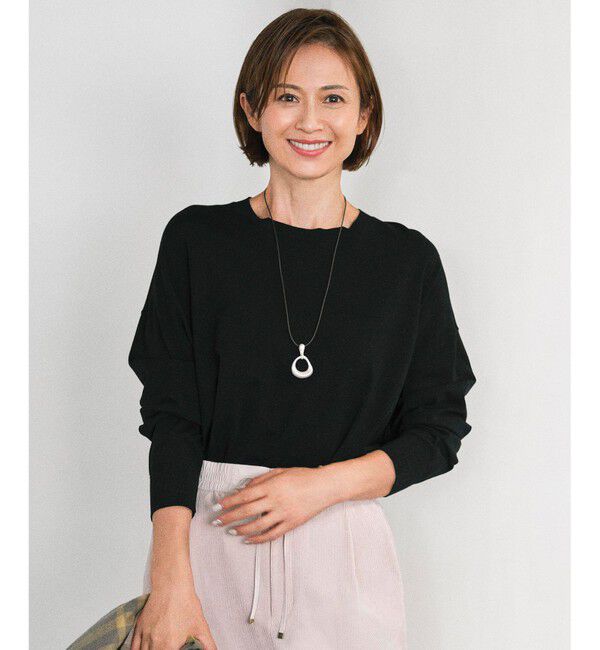 自由区「【定番・人気素材・JIYUKU STAFF SELECT COLOR】レーヨンストレッチアソート ニット」|ニット・セーター|ブラックラメ
