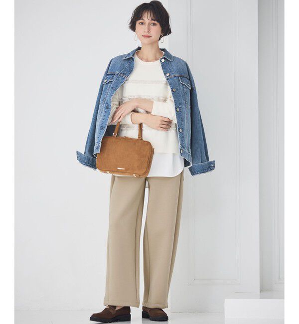 23区「【WEB&一部店舗限定】スエード ボストン バッグ」|ボストンバッグ|