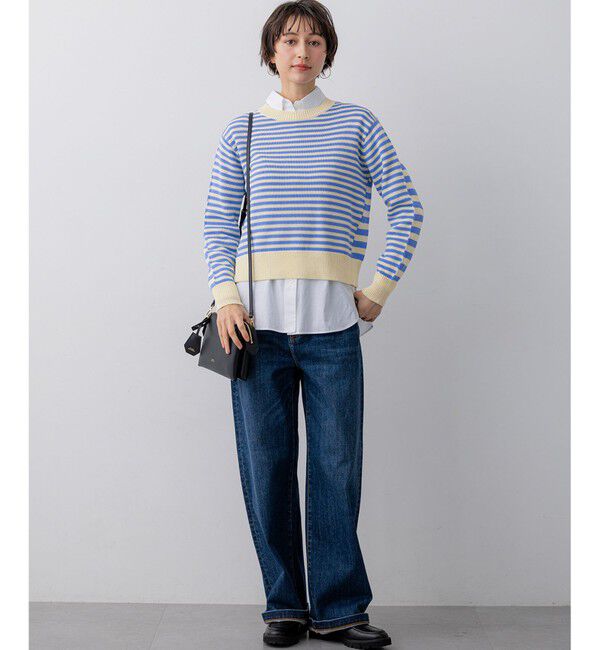 23区「【見上愛さん着用/VERY・FUDGE掲載】CANCLINI シャーティング ベーシックシャツ」|シャツ・ブラウス|