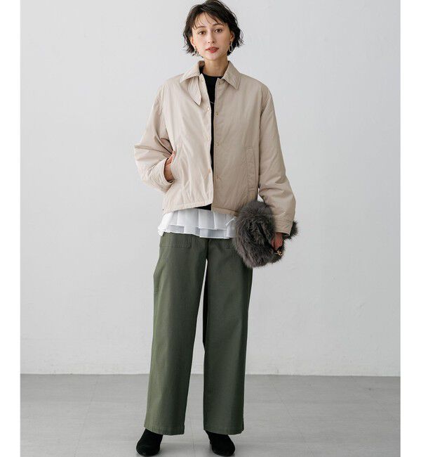 23区「【Oggi・CLASSY.掲載】ピュアカシミヤ ハーフスリーブ ハイネック ニット」|ニット・セーター|