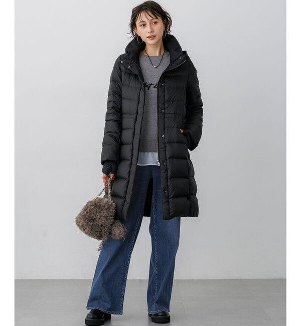 23区「【一部予約】シレータフタ ロング ダウンコート」|その他|
