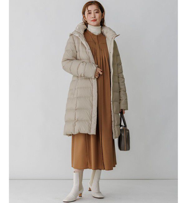 23区「【一部予約】シレータフタ ロング ダウンコート」|その他|