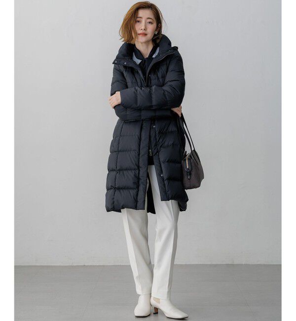 23区「【一部予約】シレータフタ ロング ダウンコート」|その他|