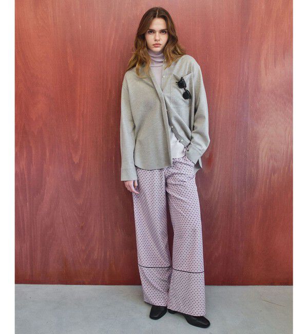 BEIGE,「【新色追加】LA MONNAIE /  カラーブロッキングタートルニット」|ニット・セーター|