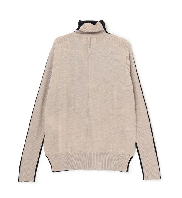 BEIGE,「【新色追加】LA MONNAIE /  カラーブロッキングタートルニット」|ニット・セーター|