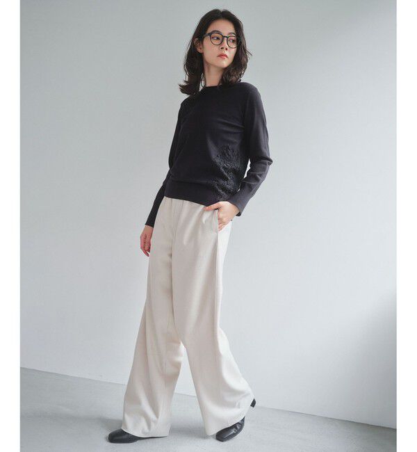 BEIGE,「【セットアップ対応】CORBY / ウールイージーワイドパンツ」|その他|