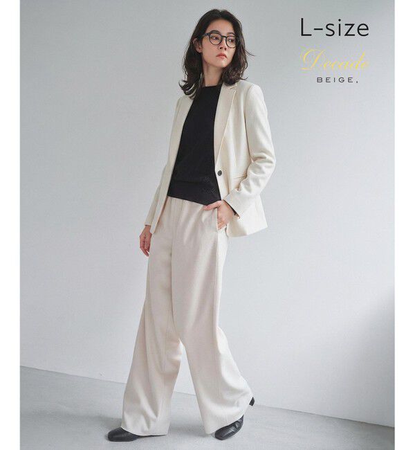 BEIGE,「【Lsize・ロングセラー】CORBY / ウールテーラードジャケット」|テーラードジャケット|Ecru