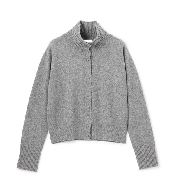 BEIGE,「POMPE / ウールカシミヤ ハイネックカーディガン」|ニット・セーター|