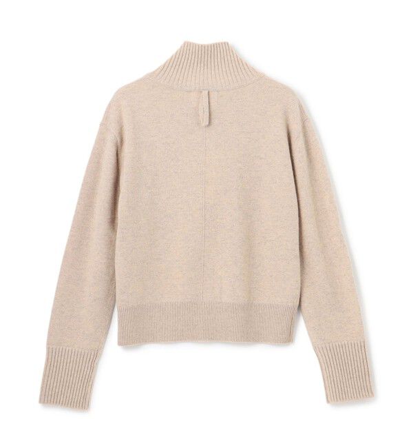 BEIGE,「POMPE / ウールカシミヤ ハイネックカーディガン」|ニット・セーター|