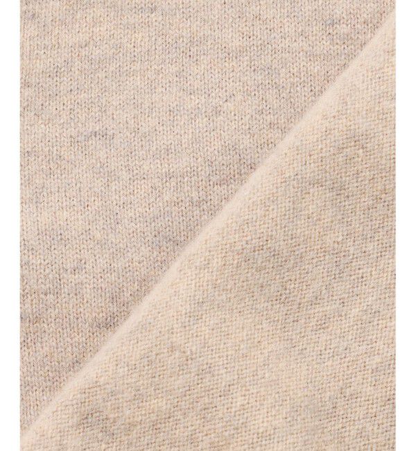 BEIGE,「POMPE / ウールカシミヤ ハイネックカーディガン」|ニット・セーター|