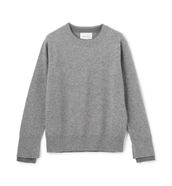 BEIGE,「POMPE / ウールカシミヤ レイヤードニット」|ニット・セーター|