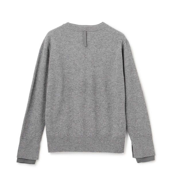BEIGE,「POMPE / ウールカシミヤ レイヤードニット」|ニット・セーター|