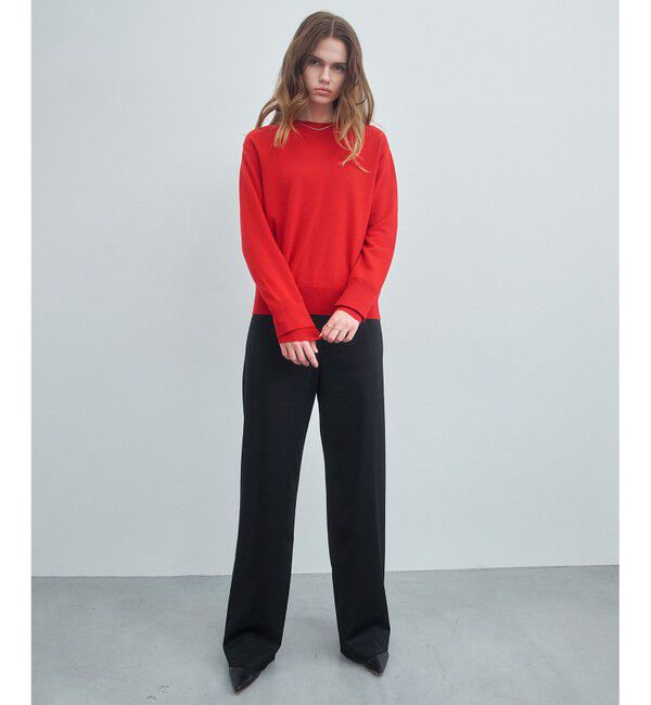 BEIGE,「POMPE / ウールカシミヤ レイヤードニット」|ニット・セーター|Red