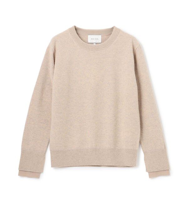 BEIGE,「POMPE / ウールカシミヤ レイヤードニット」|ニット・セーター|
