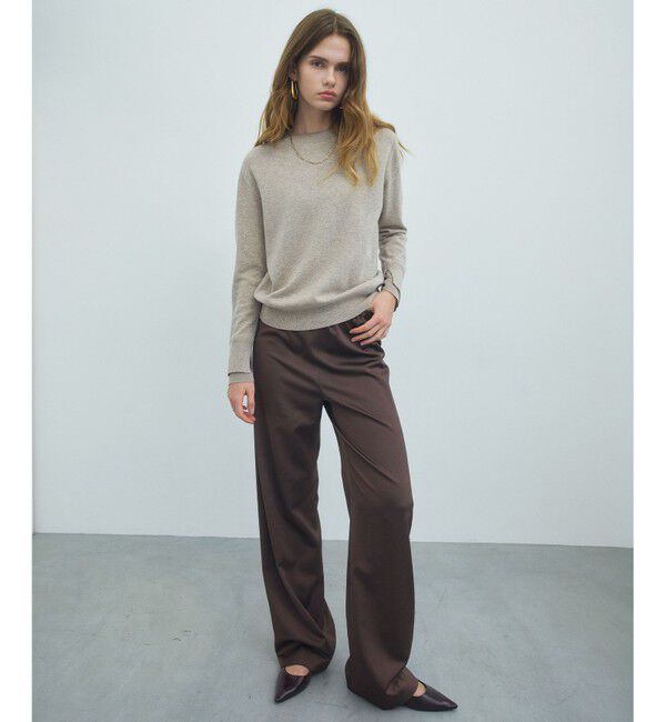 BEIGE,「POMPE / ウールカシミヤ レイヤードニット」|ニット・セーター|