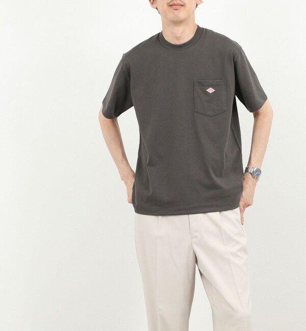 NOLLEY'S goodman「【DANTON/ダントン】POCKET T-SHIRT SOLID 26SS（DT-C0198TCB SOLID）」|Tシャツ・カットソー|
