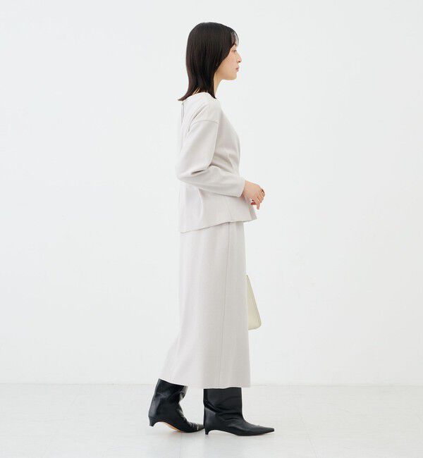 NOLLEY'S sophi「《セットアップ対応》《吸湿発熱》ウォッシャブルウーレットウエストタックプルオーバー」|Tシャツ・カットソー|