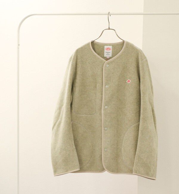 NOLLEY'S goodman「【DANTON/ダントン】FLEECE COLLARLESS JACKET（JD-8939）26AW」|ブルゾン・スタジャン|