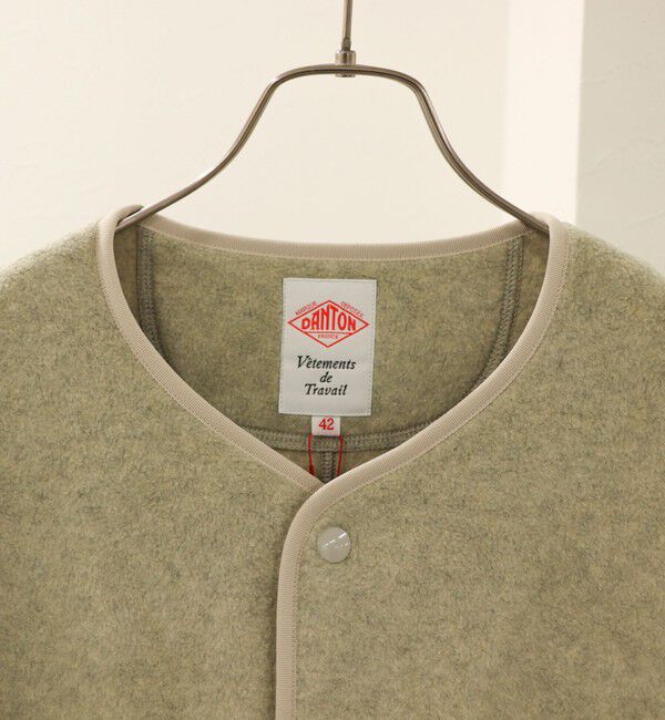 NOLLEY'S goodman「【DANTON/ダントン】FLEECE COLLARLESS JACKET（JD-8939）26AW」|ブルゾン・スタジャン|