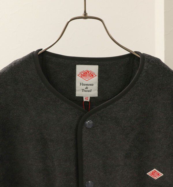 NOLLEY'S goodman「【DANTON/ダントン】FLEECE COLLARLESS JACKET（JD-8939）26AW」|ブルゾン・スタジャン|