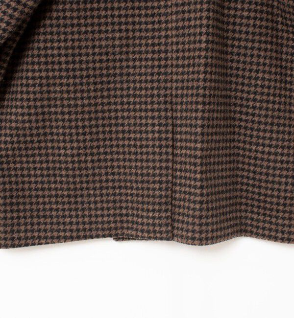 NOLLEY'S sophi「【WEB限定】【TICCA/ティッカ】ウールハウンドトゥースピーコート」|ピーコート|
