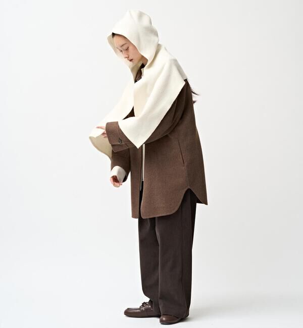 ORCIVAL「ORCIVAL | ウールジャージー ニットスカーフフーディ UNISEX」|マフラー|