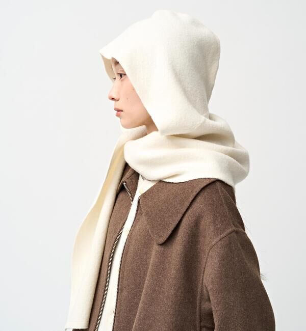 ORCIVAL「ORCIVAL | ウールジャージー ニットスカーフフーディ UNISEX」|マフラー|