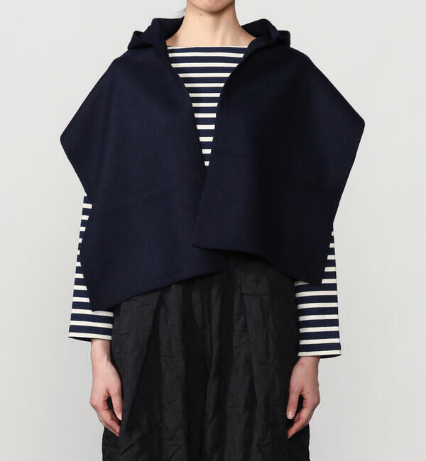 ORCIVAL「ORCIVAL | ウールジャージー ニットスカーフフーディ UNISEX」|マフラー|DKNAVY