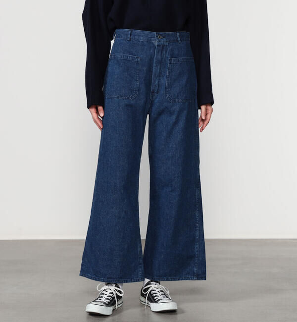  「orSlow | U.S NAVY WOMEN&rsquo;S DENIM FLARE PANTS WOMEN」|デニム|