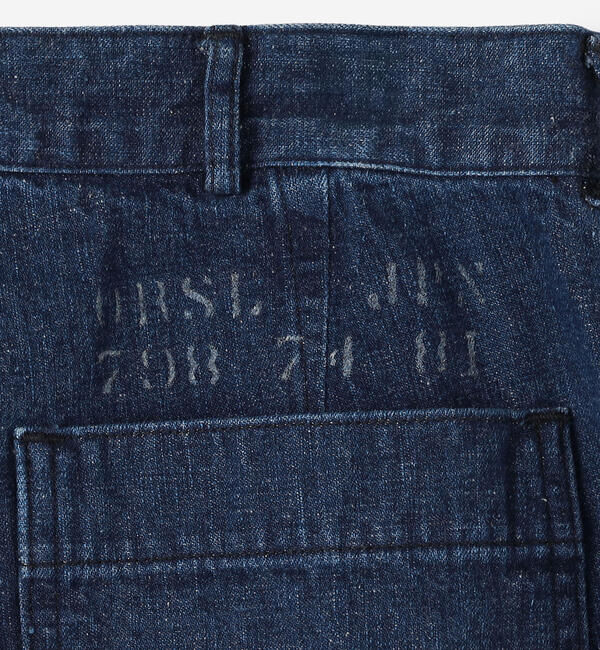  「orSlow | U.S NAVY WOMEN&rsquo;S DENIM FLARE PANTS WOMEN」|デニム|