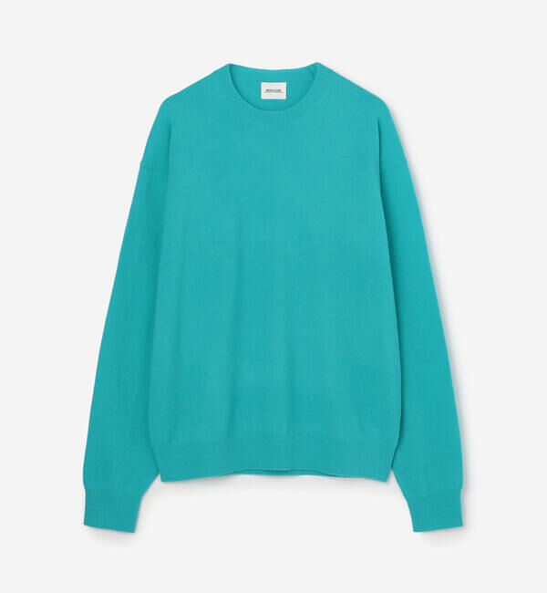 Morris & Sons「MORRIS & SONS | カシミヤ クルーネックニット MEN」|ニット・セーター|BLUE系1