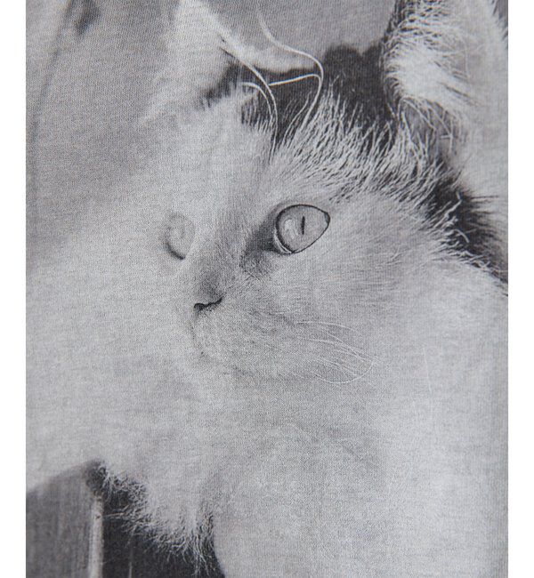 THE PAUSE「【THE PAUSE】CATフォトTシャツ」|Tシャツ・カットソー|