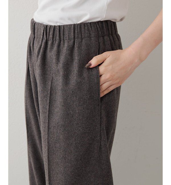  「サキソニーウールパンツ〈WEB限定カラーあり〉」|スラックス|