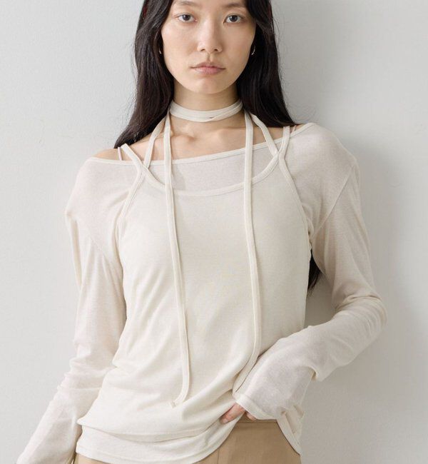  「カシミヤ混セットカットソー」|Tシャツ・カットソー|