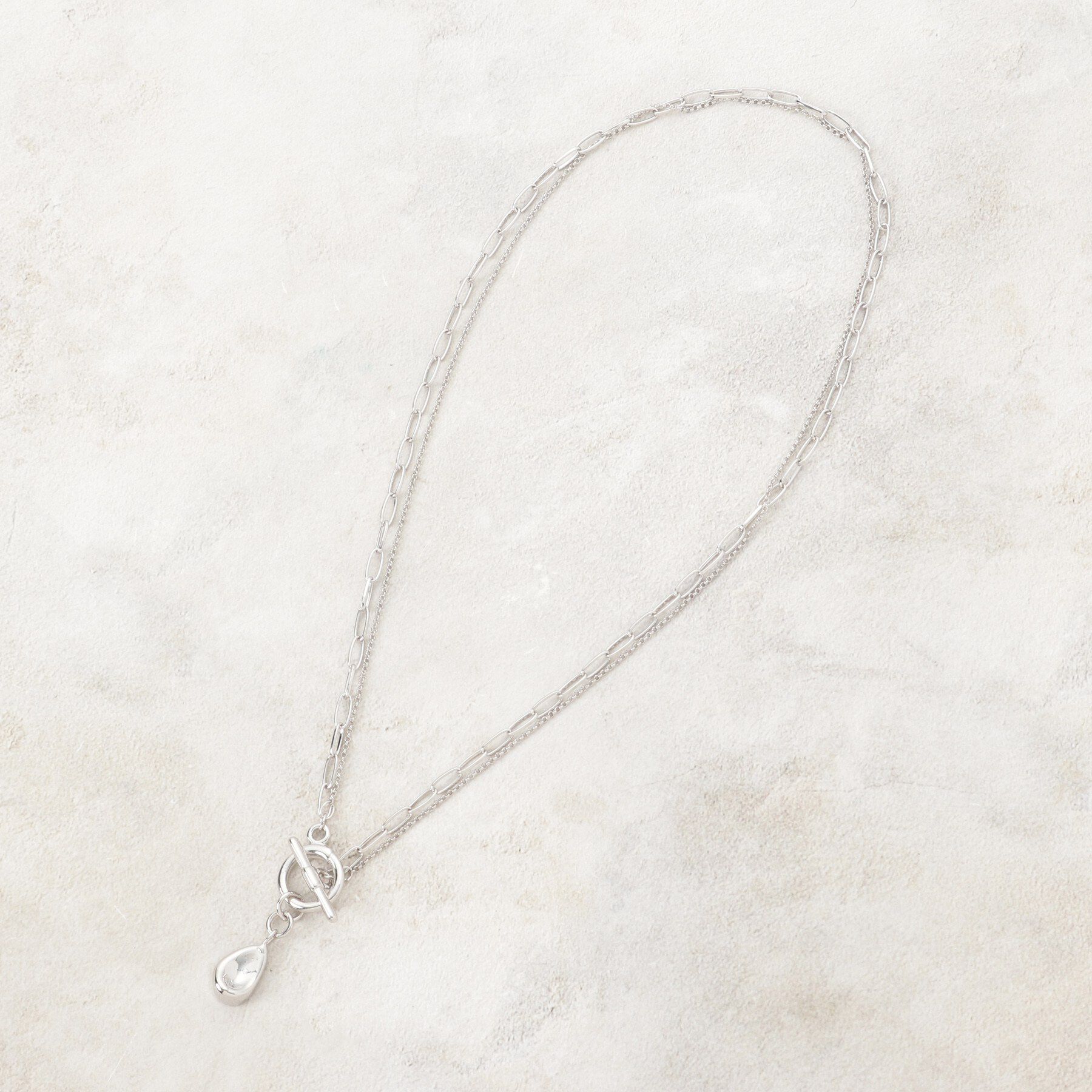 OPAQUE.CLIP「メタルワントップチェーンネックレス」|ネックレス|シルバー(006)