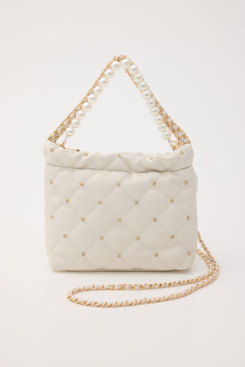 rienda「チェーンデコレーションミニバッグ」|その他|WHT