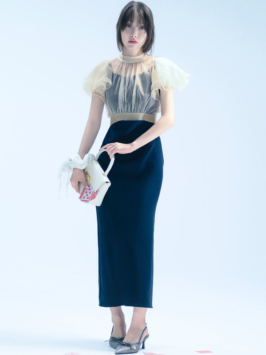 SNIDEL「ボレロセットキャミワンピース」|ドレス|