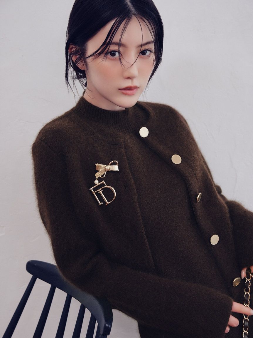 FRAY I.D「ラクーンウールニットミニワンピース」|ワンピース|