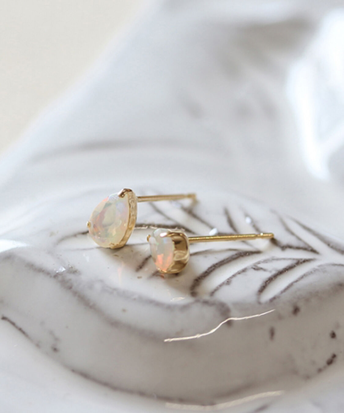  「オパール ピアス  | K18」|ピアス|