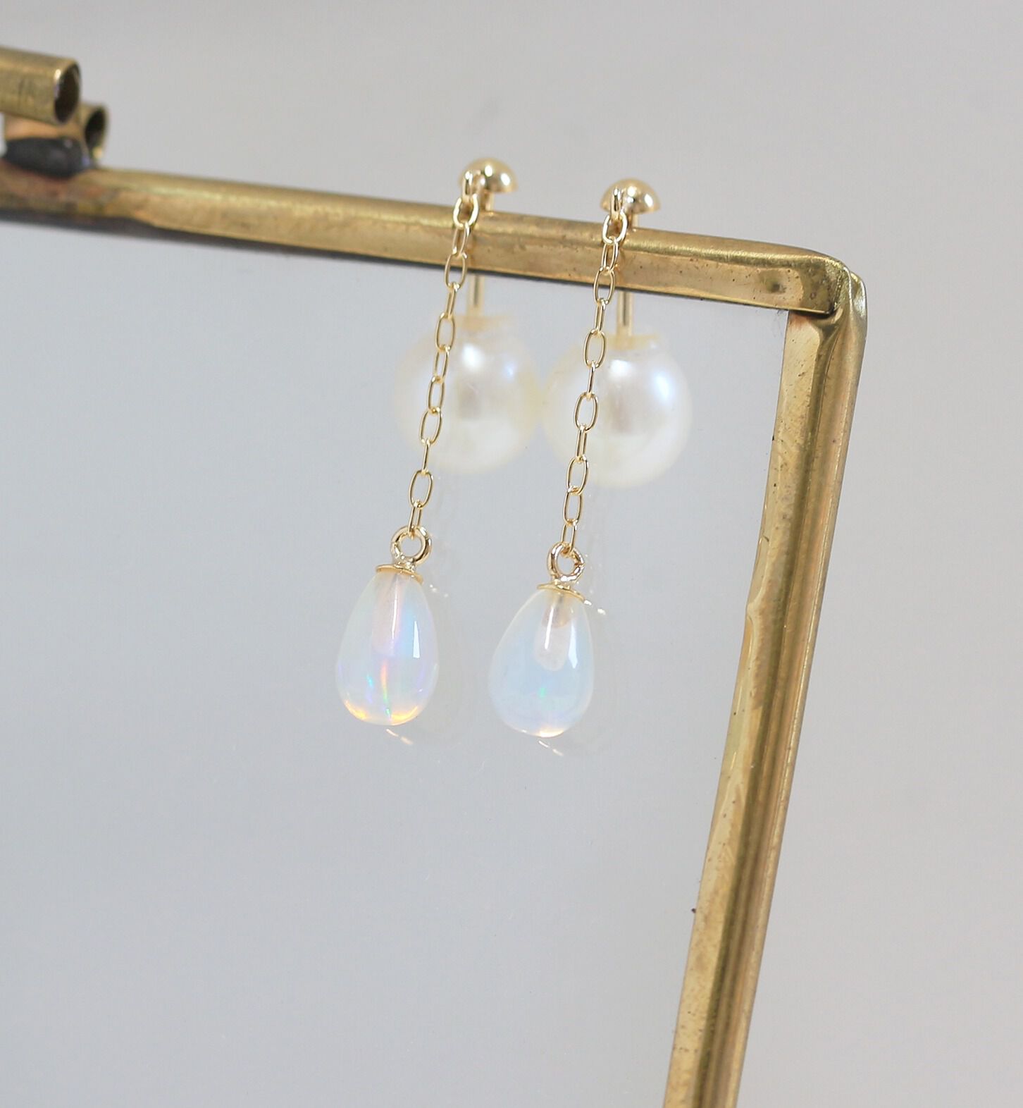  「オパール ピアス | K18 〈パールキャッチ〉」|ピアス|Ｋ１８