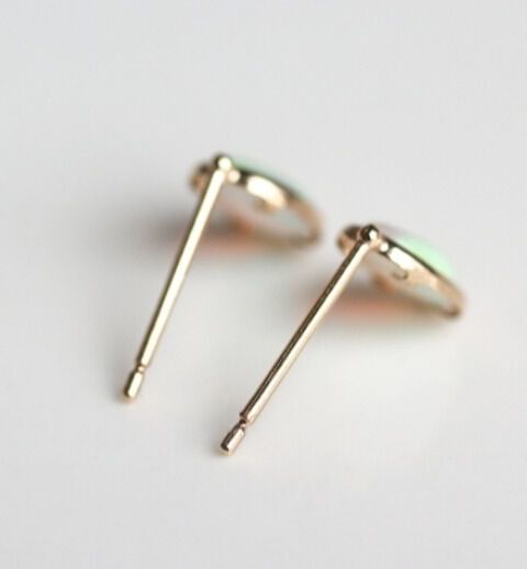  「オーストラリア オパール ピアス | K10YG」|ピアス|