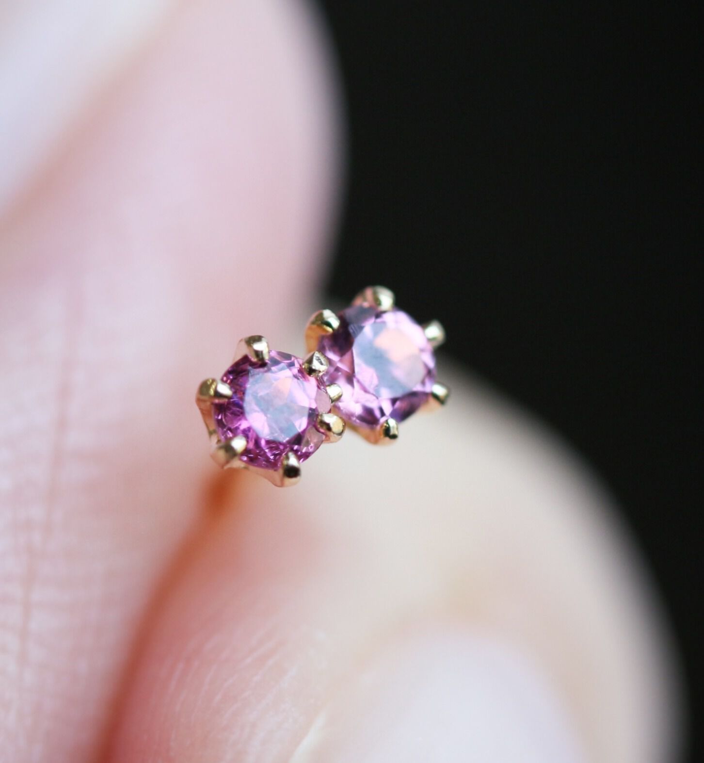  「誕生石 一粒ピアス | K18 」|ピアス|