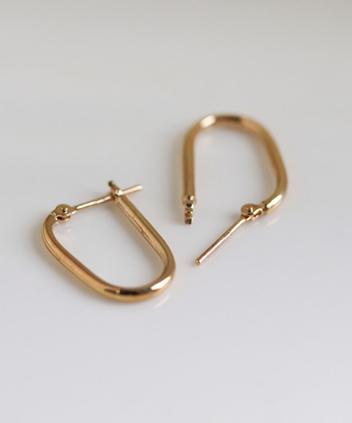  「ゴールド スナップ フープ ピアス | K10YG」|ピアス|