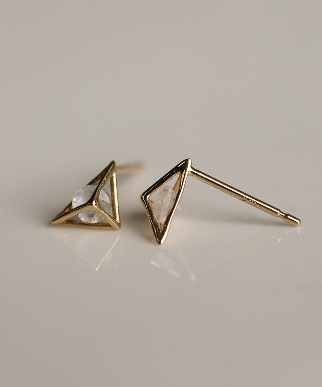  「カラーストーン ピアス | K10YG」|ピアス|