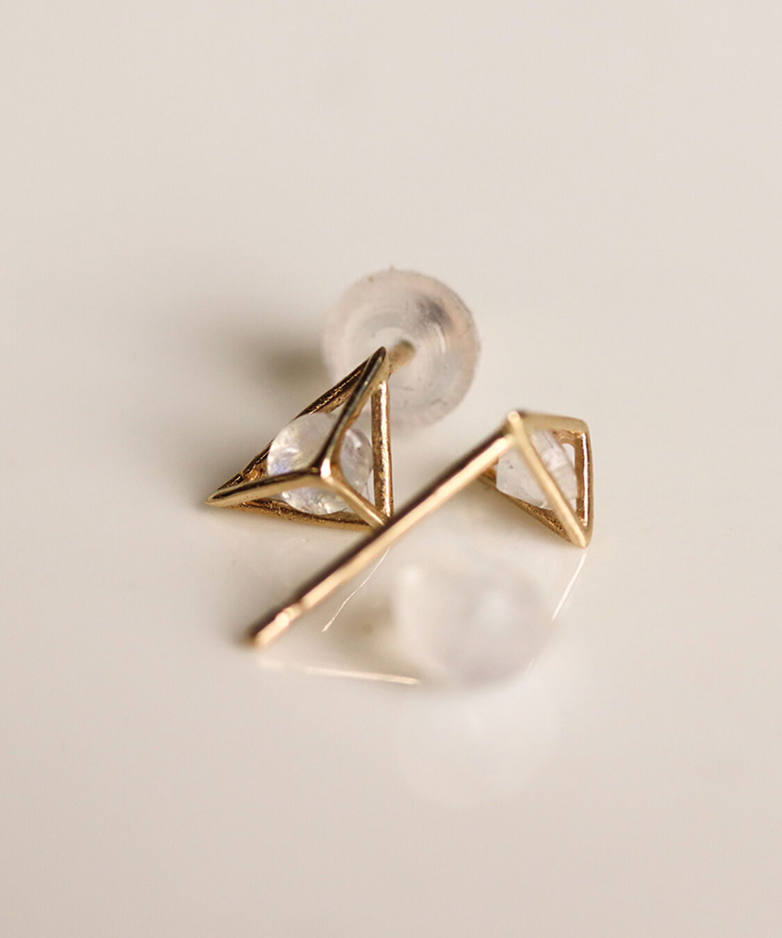  「カラーストーン ピアス | K10YG」|ピアス|