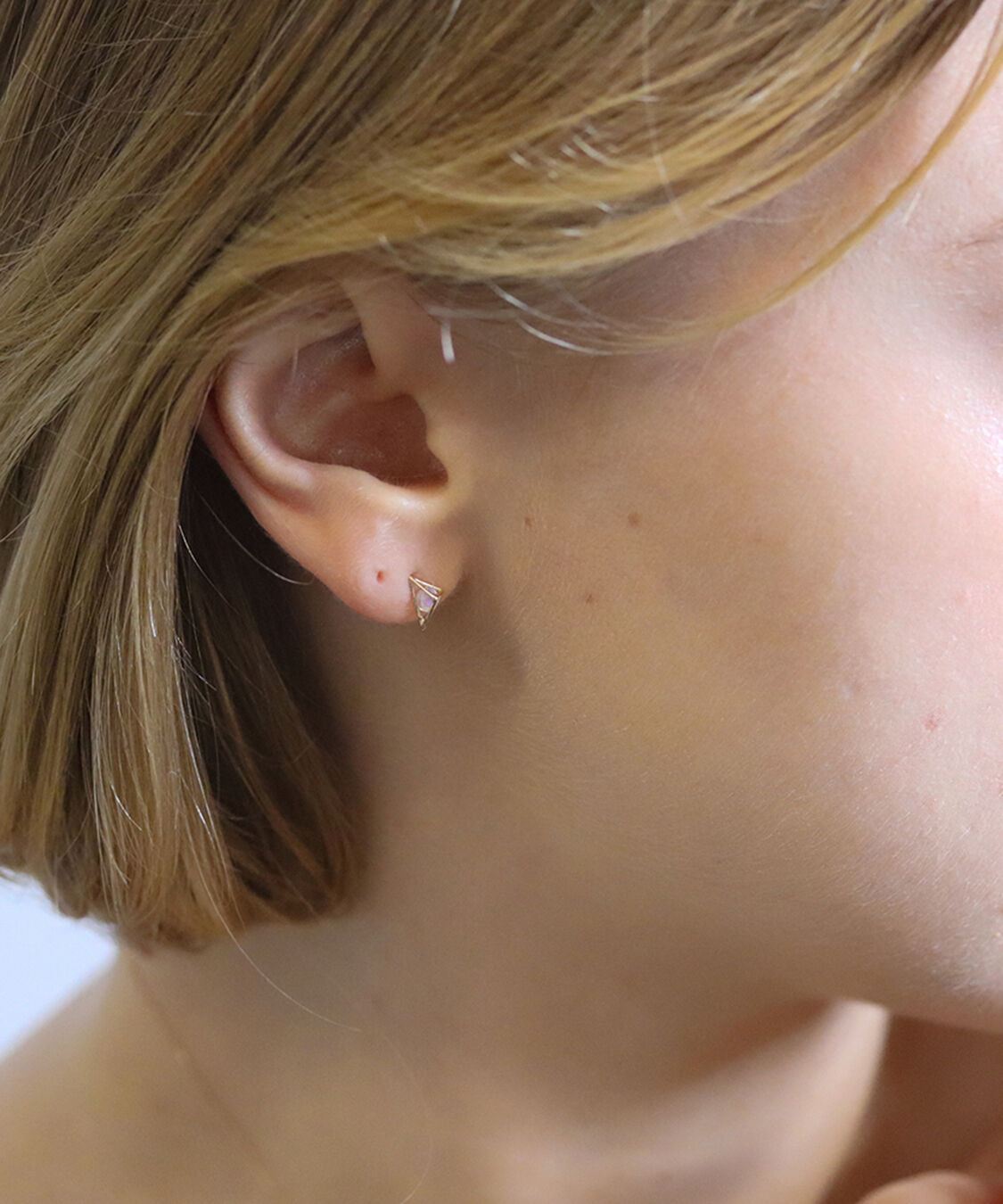  「カラーストーン ピアス | K10YG」|ピアス|