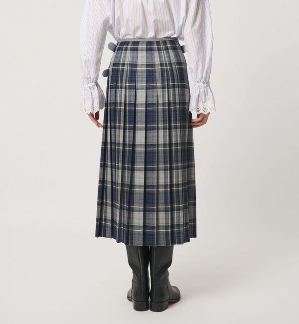 UNITED ARROWS「【別注】＜O'NEIL of DUBLIN＞コンビ チェック プリーツスカート」|スカート|